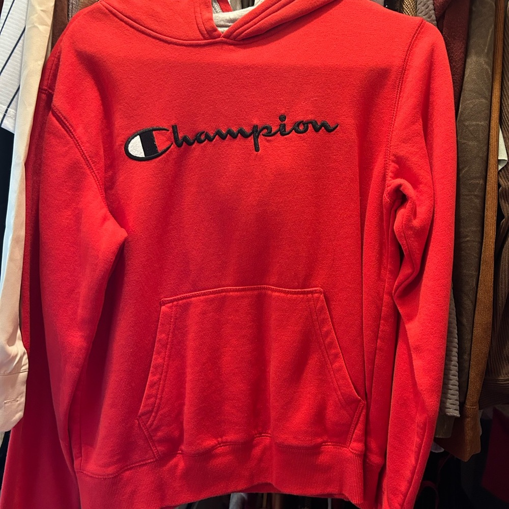 Champion Red Hoodie